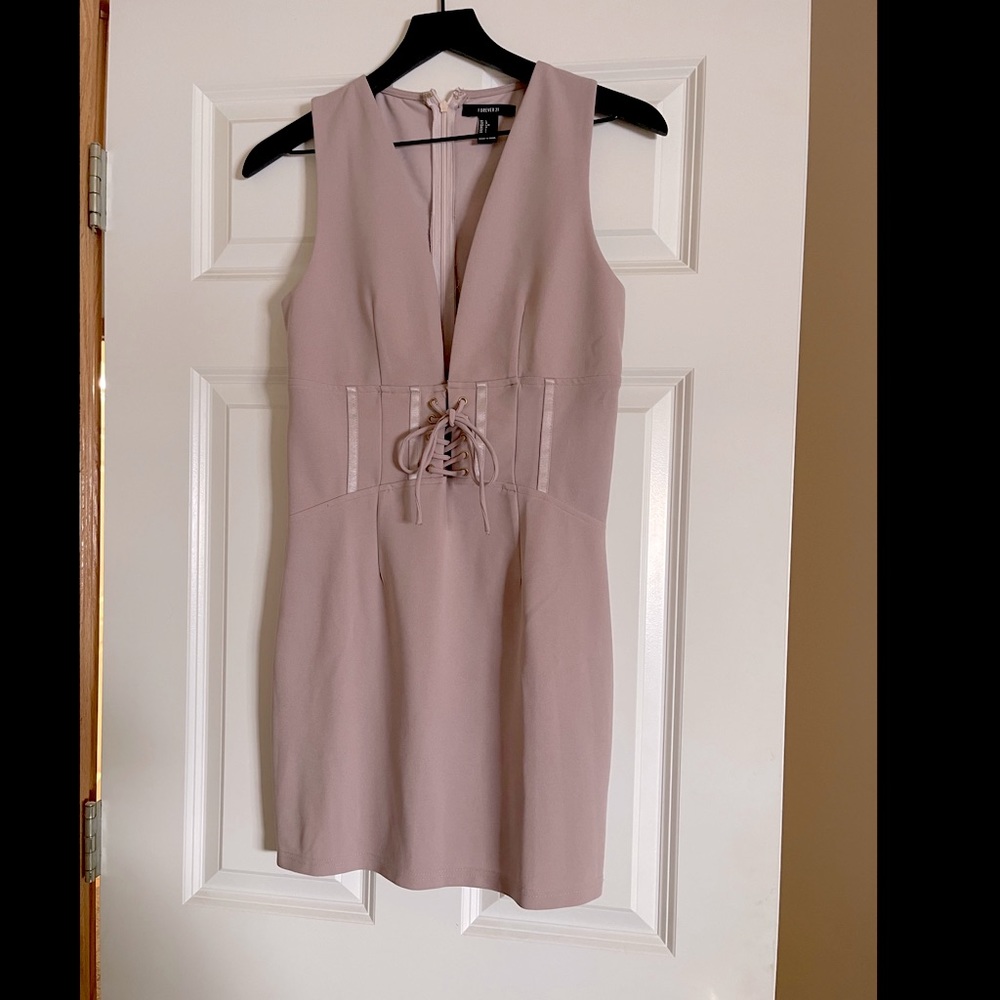 Lilac purple mini dress